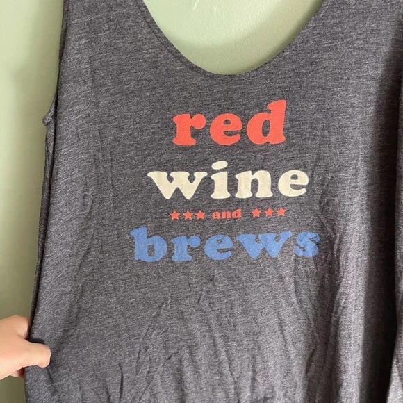 WildFox Red Wine And Brews Tank Top - Picture 7 of 7